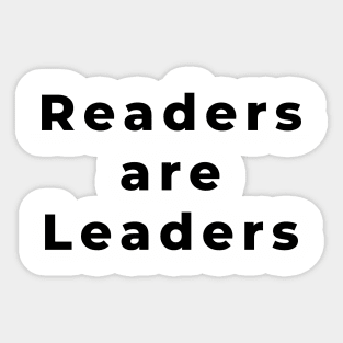 Readers are Leaders Sticker